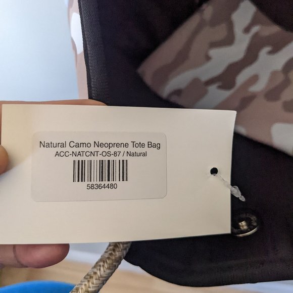 Natural Camo Neoprene Tote Bag - Picture 5 of 10